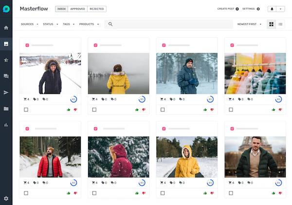 screenshot of Flowbox