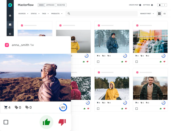 screenshot of Flowbox
