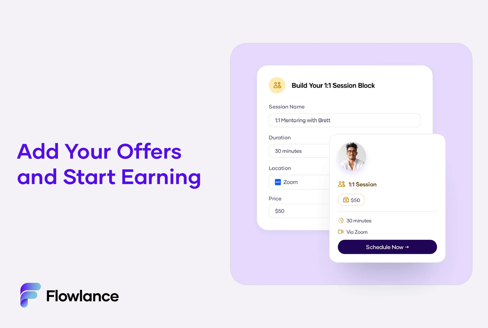 screenshot of Flowlance