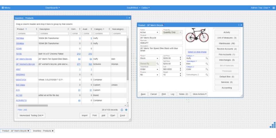 screenshot of Flowtrac