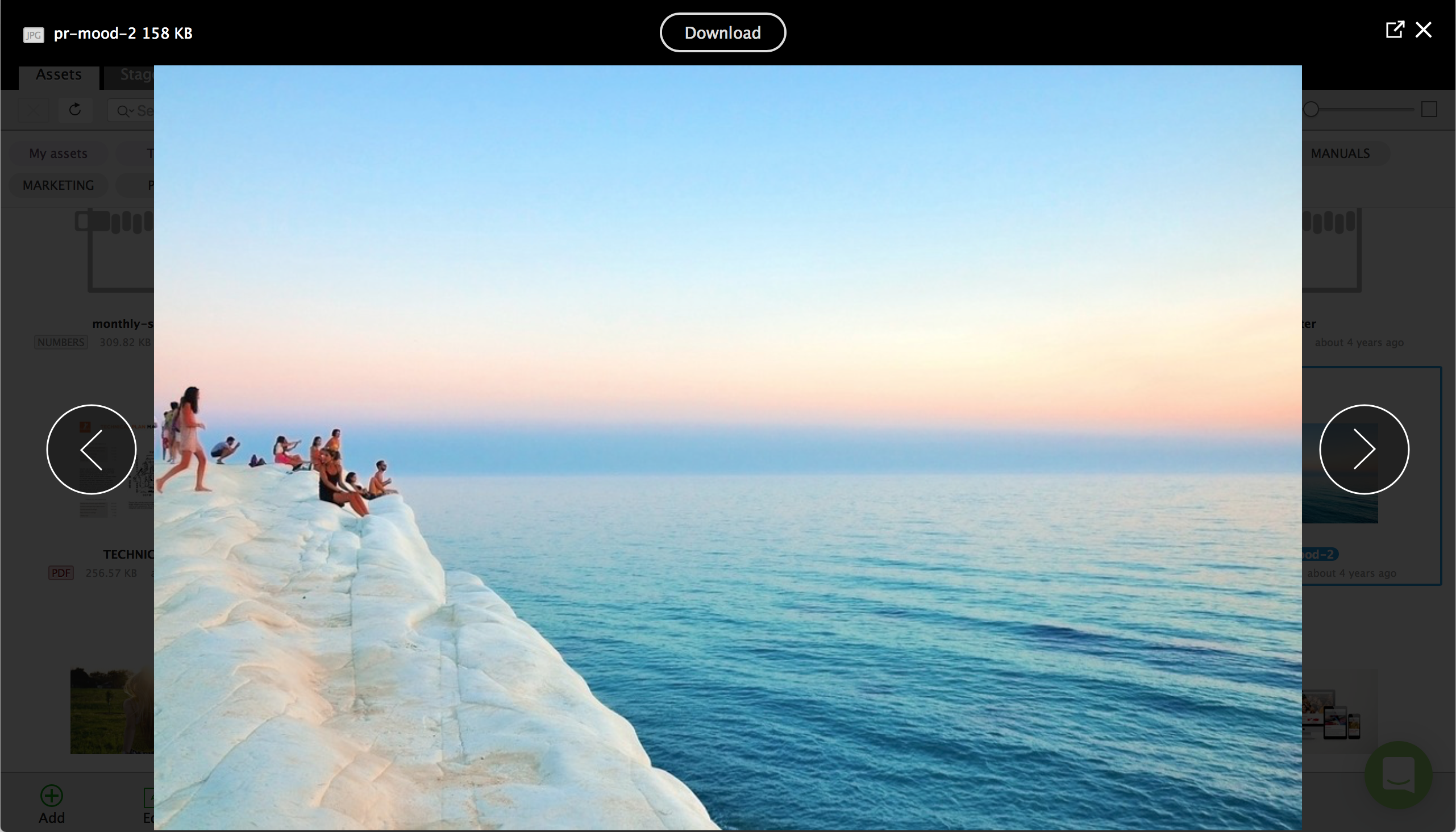 screenshot of Fluxiom