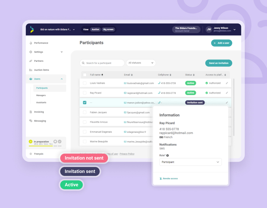 screenshot of Followmybid