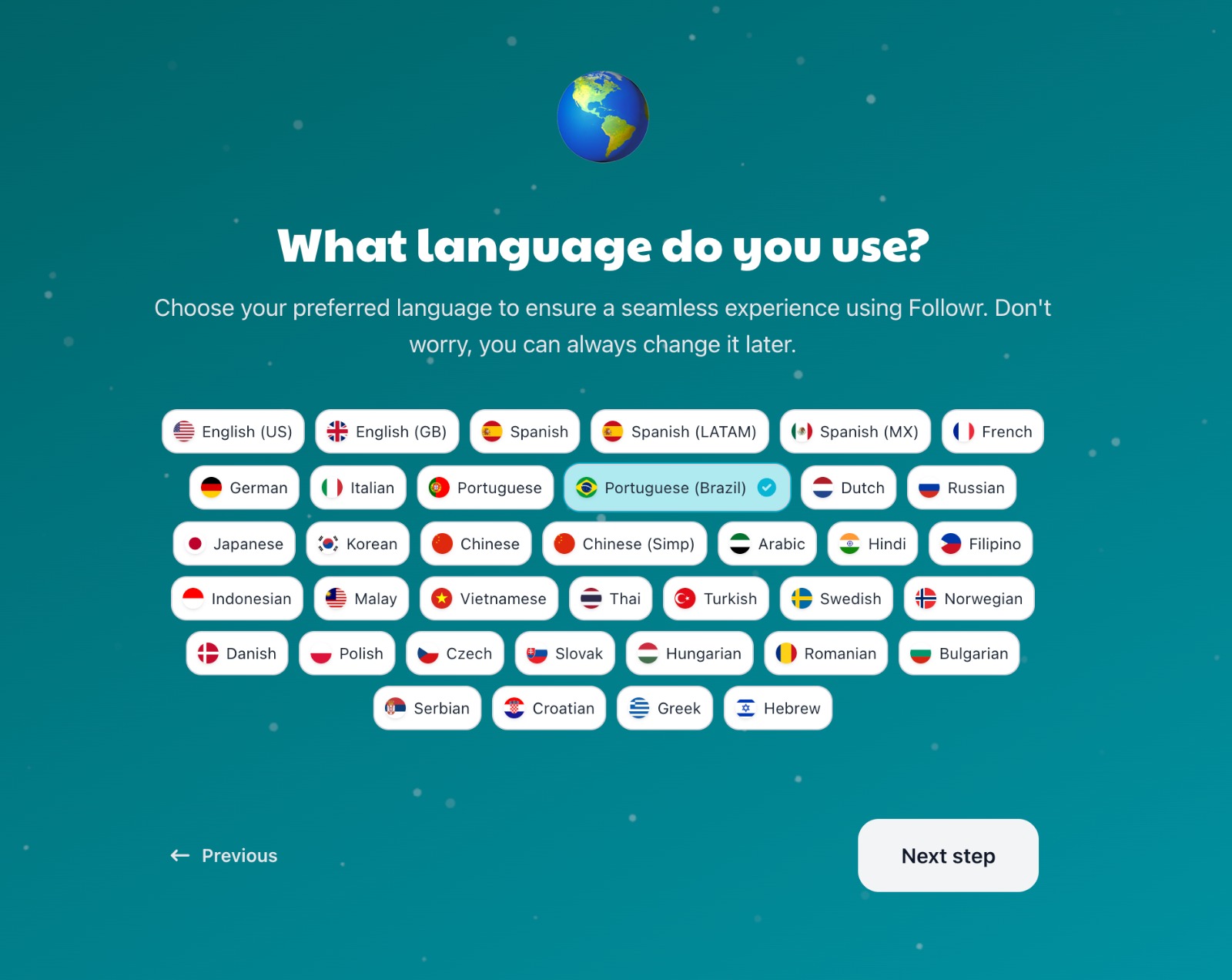 screenshot of Followr