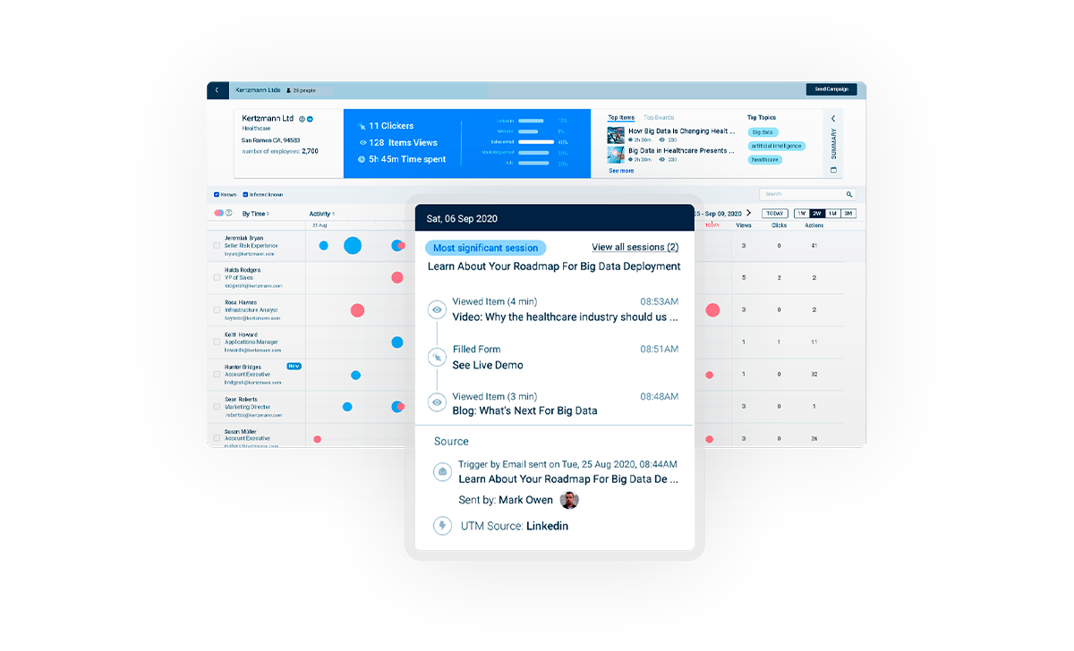 screenshot of Folloze