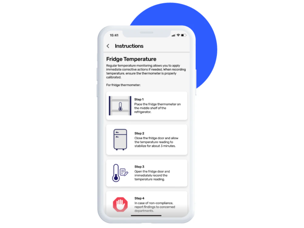 screenshot of FoodDocs