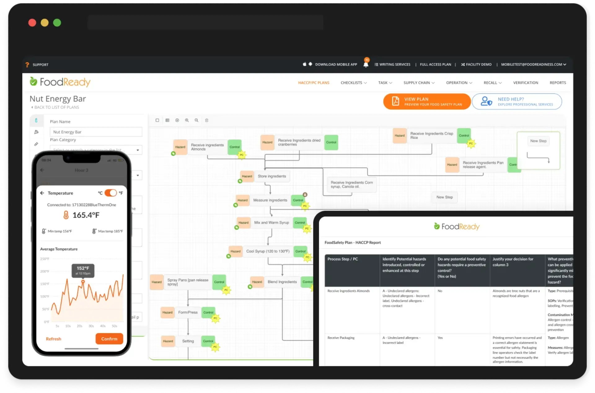 screenshot of FoodReady