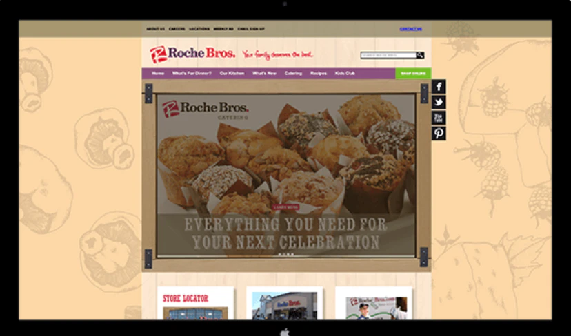 screenshot of FoodStorm