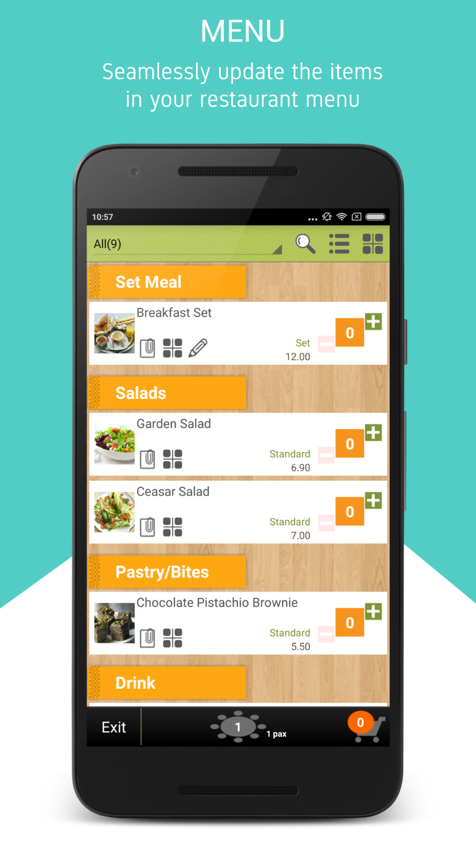 screenshot of FoodZaps