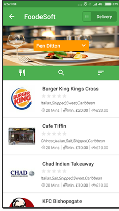 screenshot of FoodeSoft