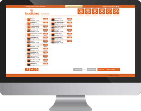 screenshot of Foodticket