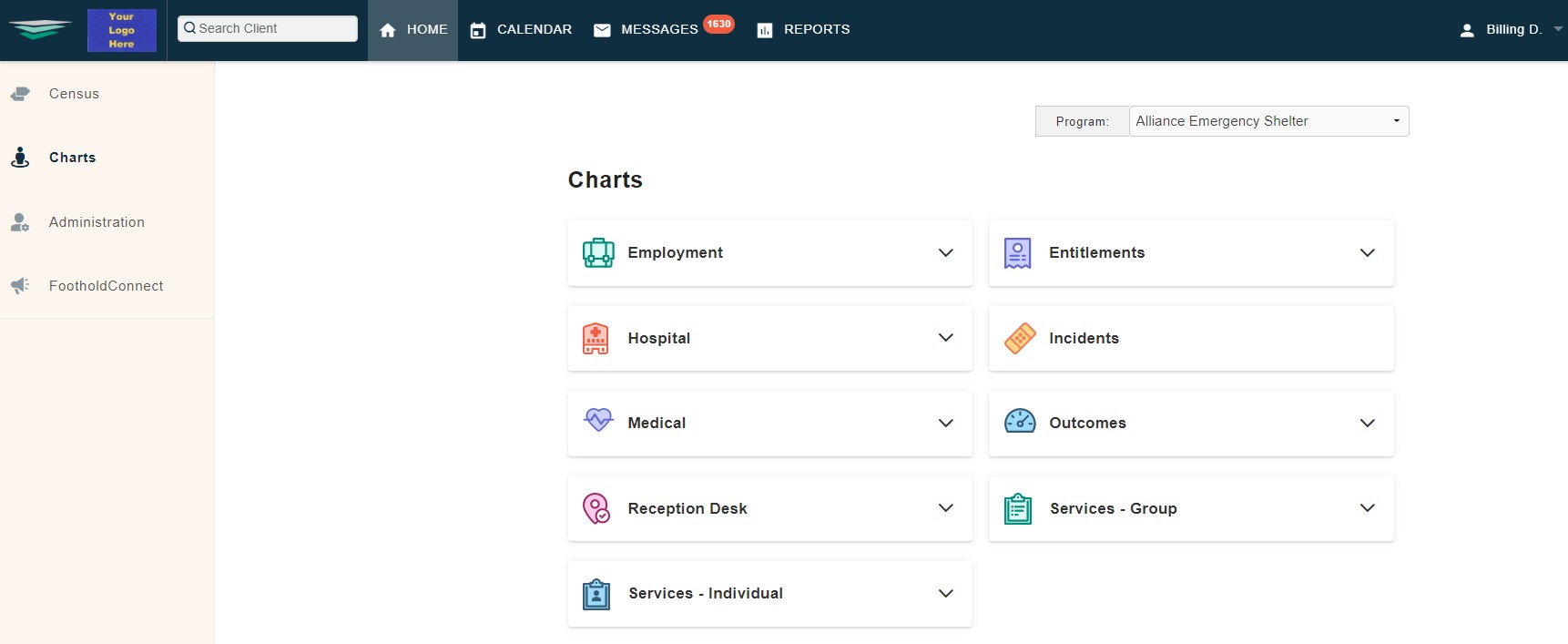 screenshot of Foothold