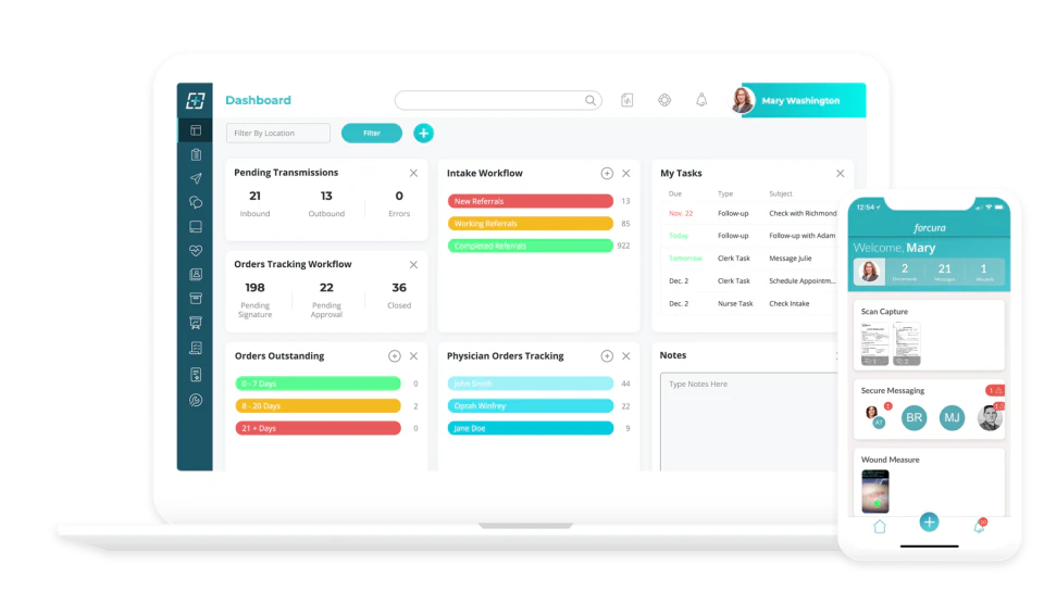screenshot of Forcura