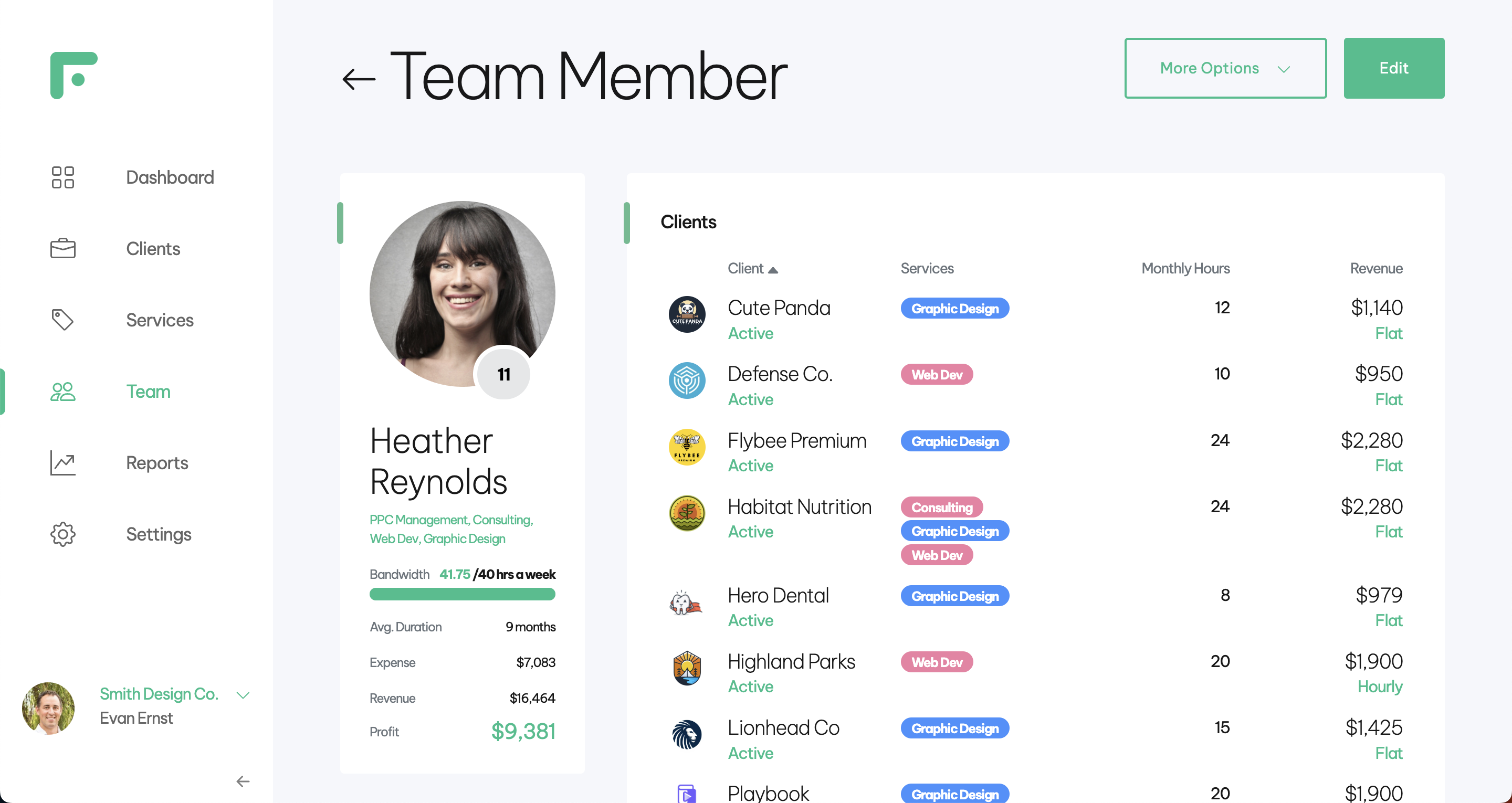 screenshot of Forekast