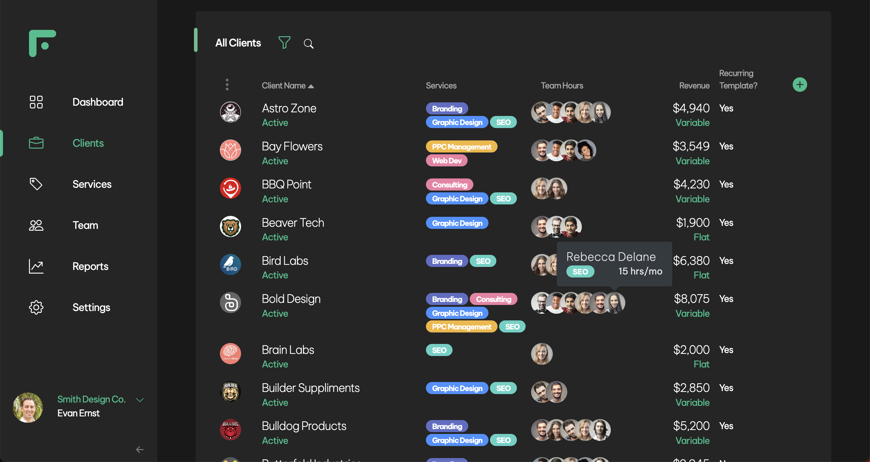 screenshot of Forekast