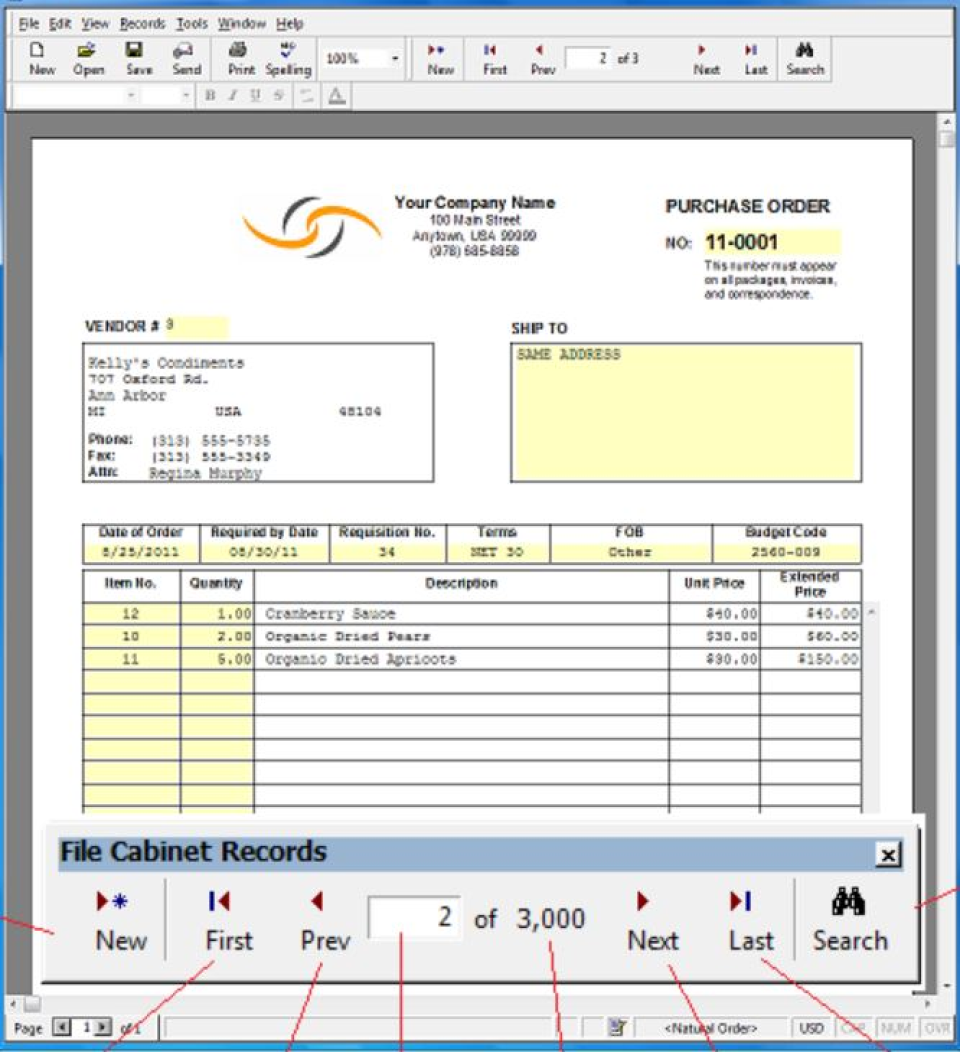 screenshot of FormDocs