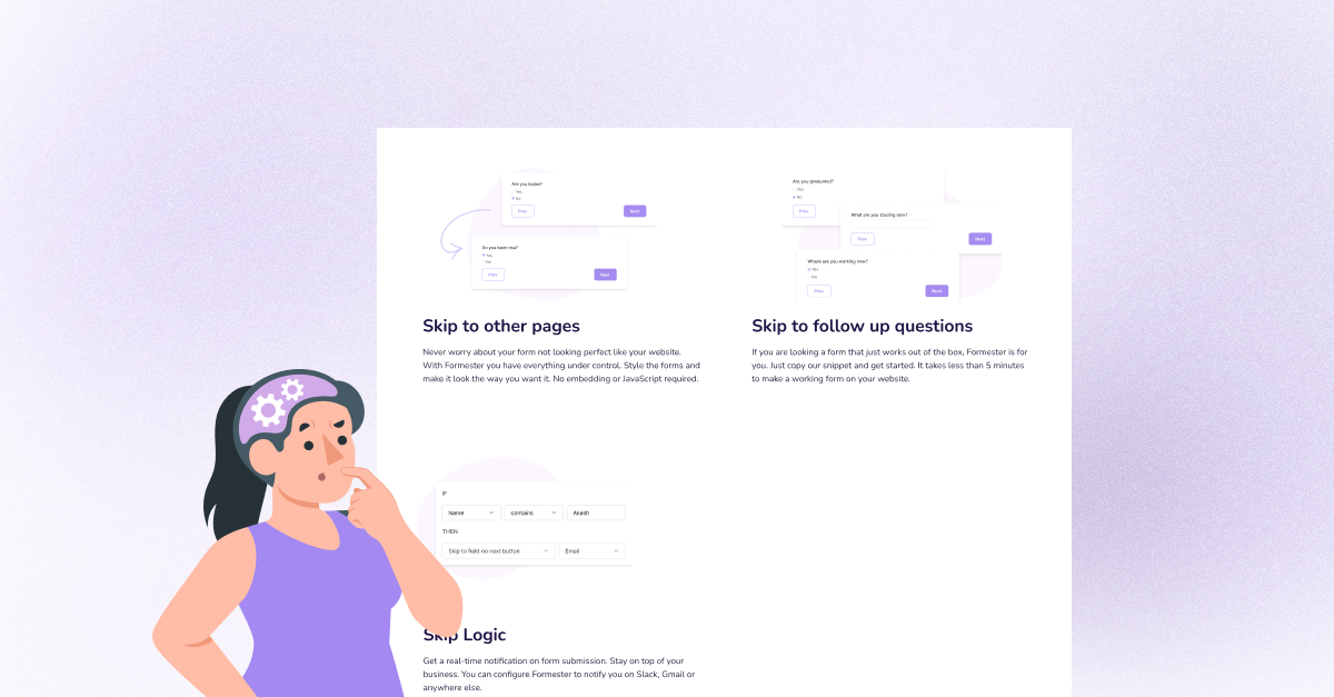 screenshot of Formester