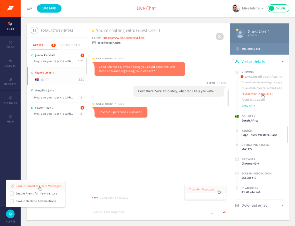 screenshot of Formilla.com