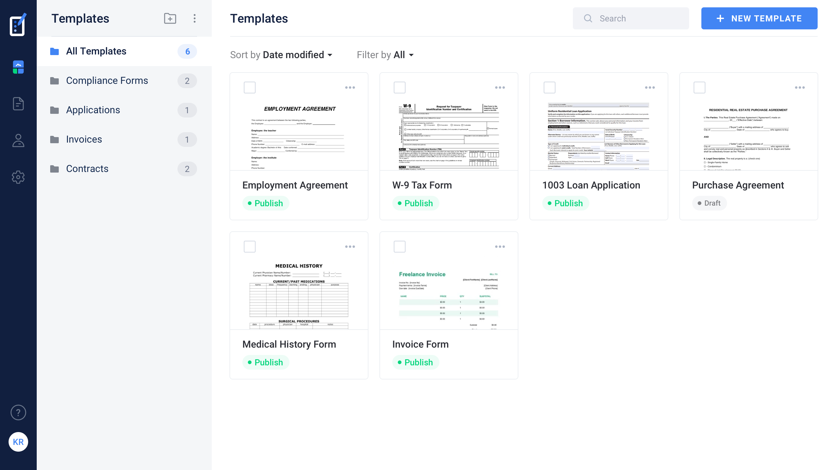 screenshot of Formsio