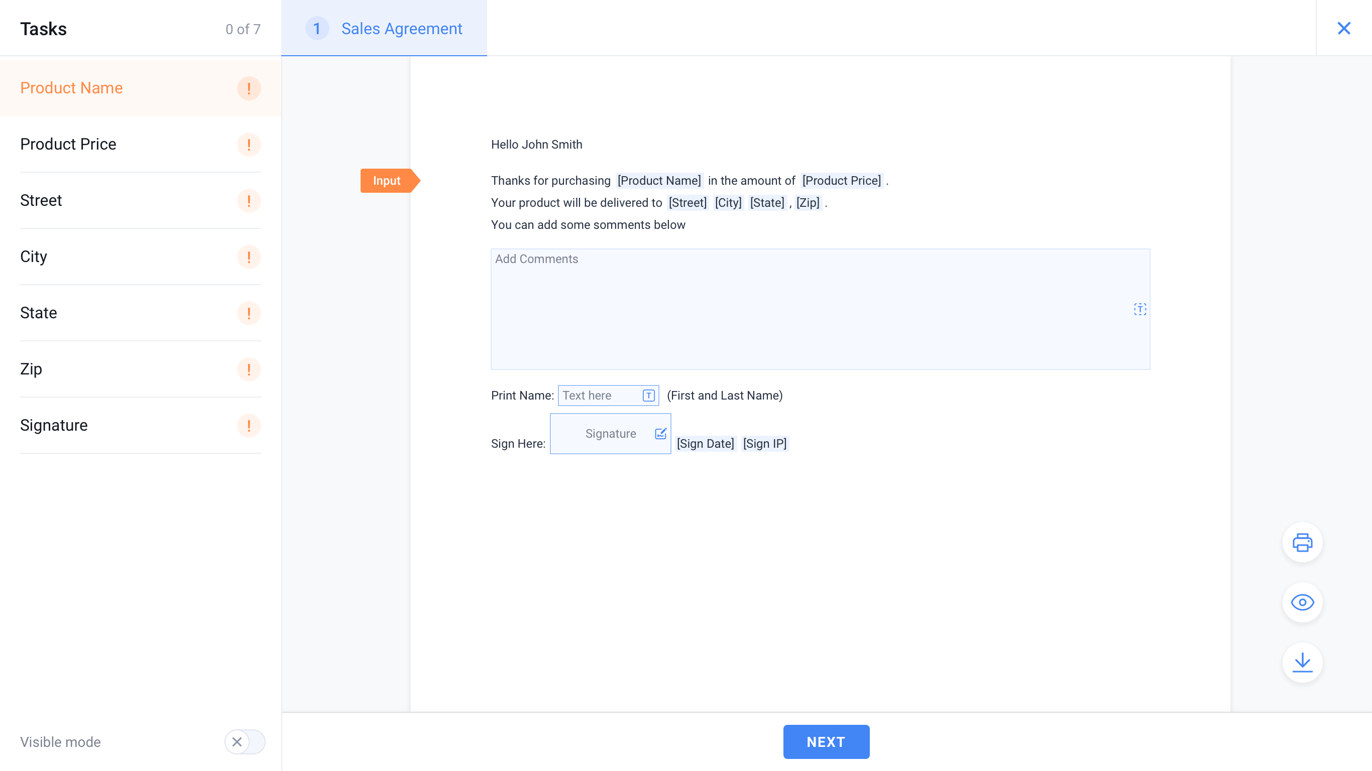 screenshot of Formsio