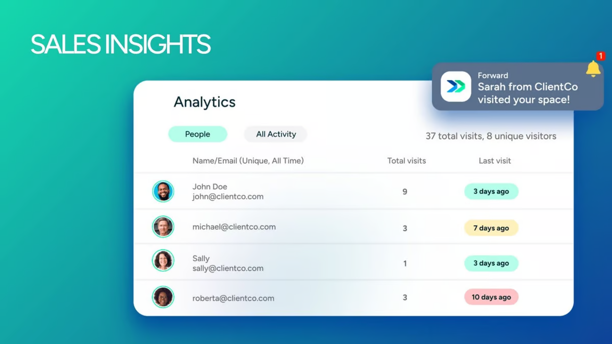 screenshot of Forward