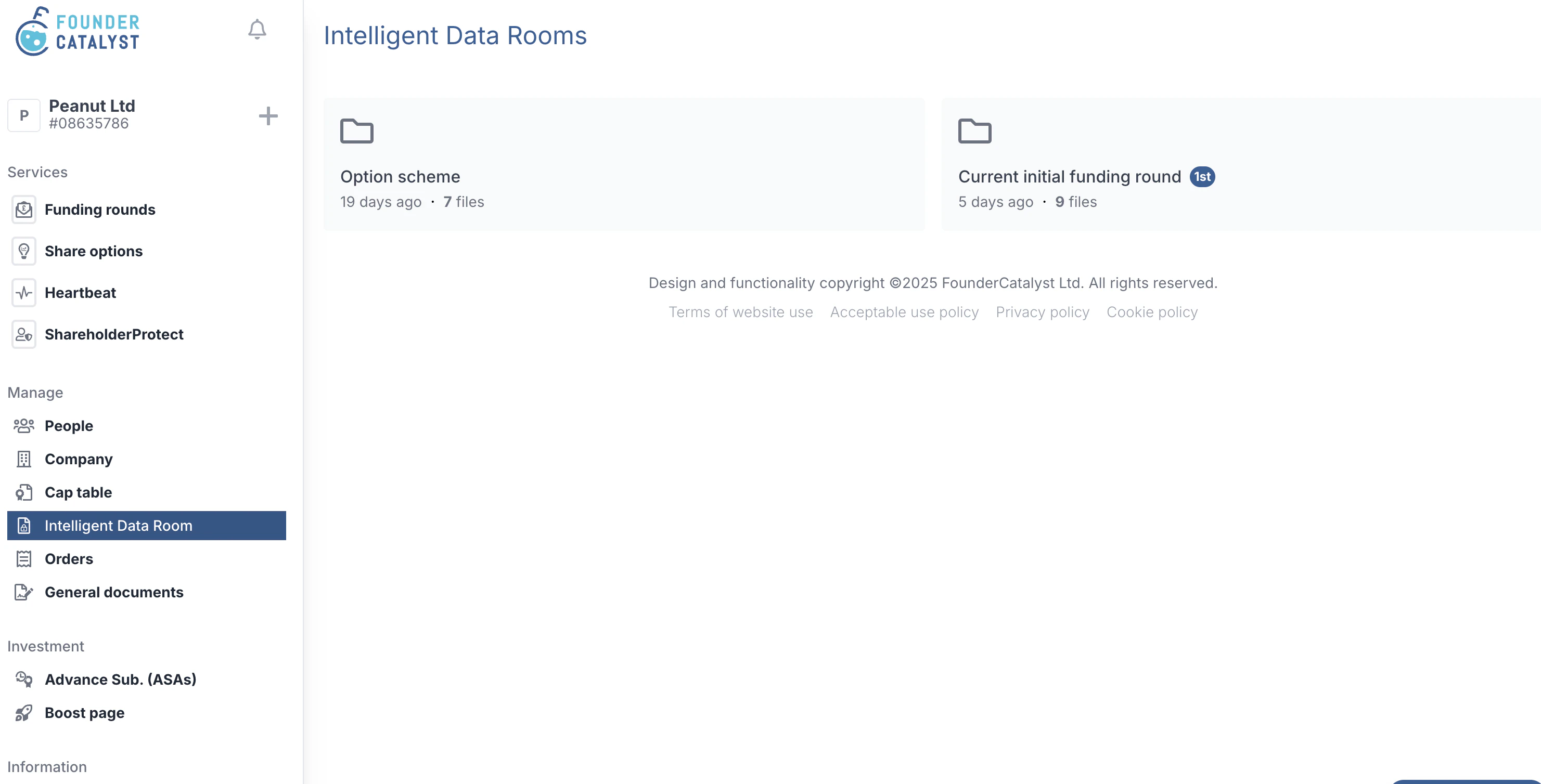 screenshot of FounderCatalyst