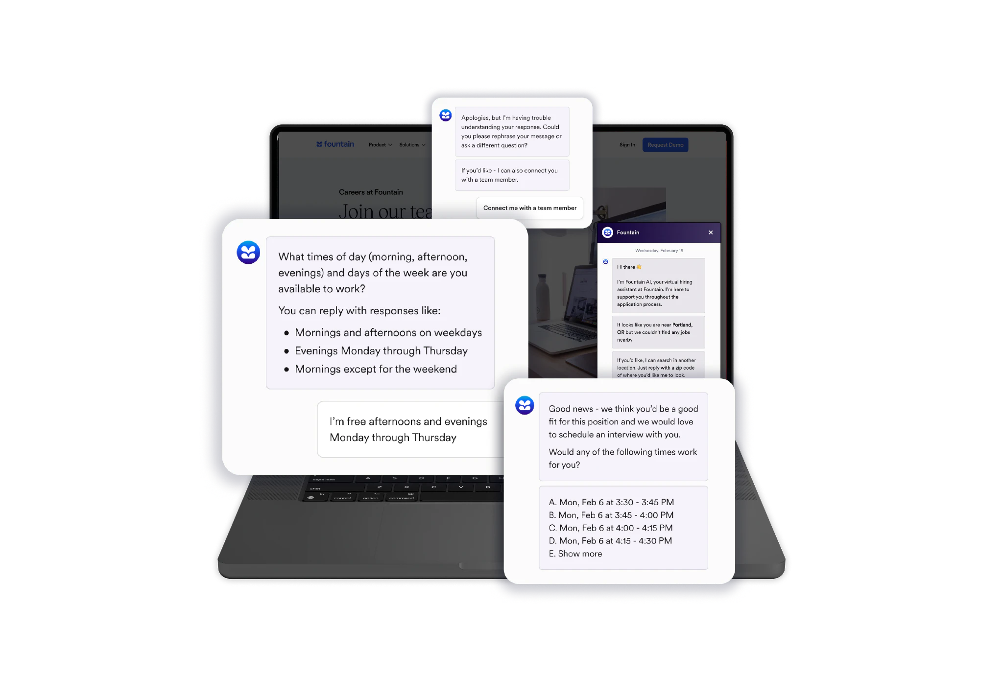 screenshot of Fountain