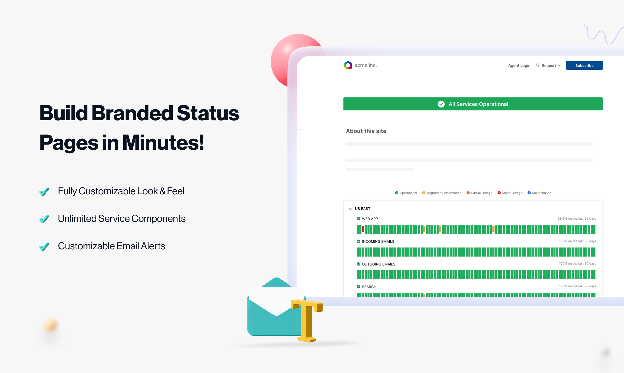 screenshot of Freshstatus