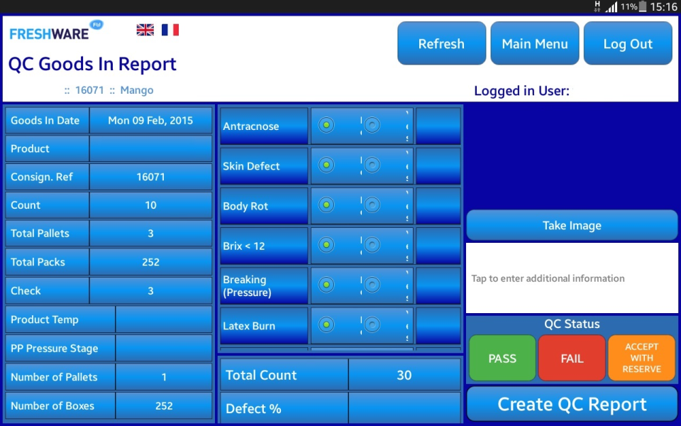 screenshot of Freshware