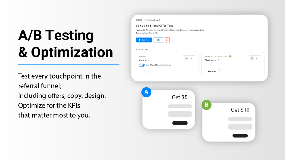 screenshot of Friendbuy