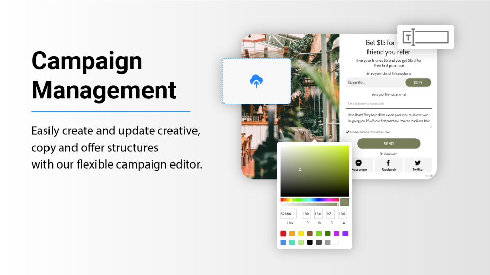 screenshot of Friendbuy