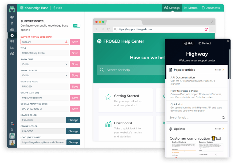 screenshot of Froged
