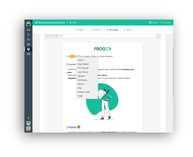 screenshot of Froged