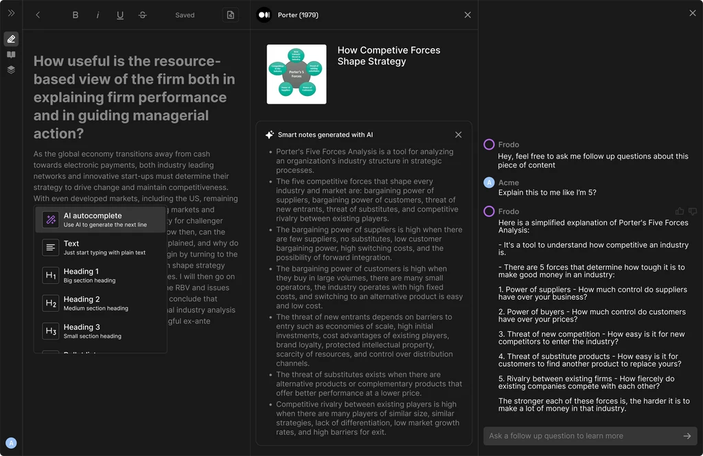 screenshot of Frontdoor