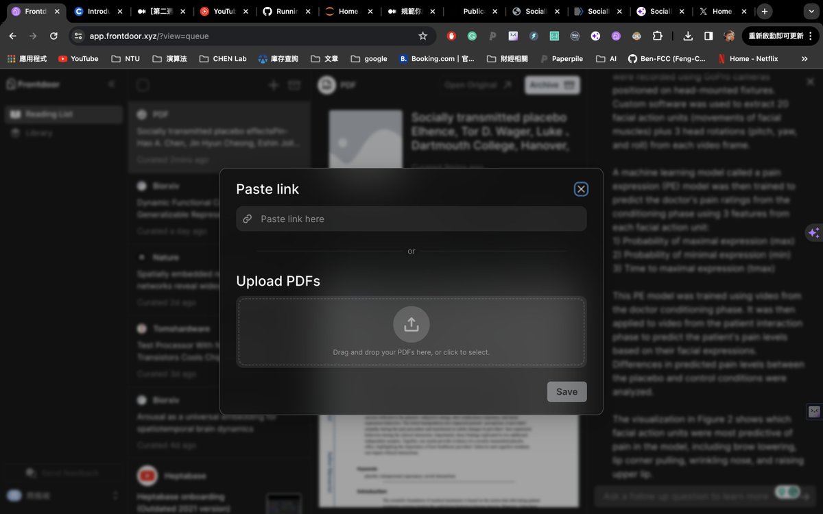 screenshot of Frontdoor