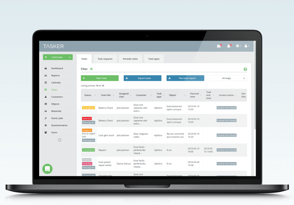 screenshot of Frontu