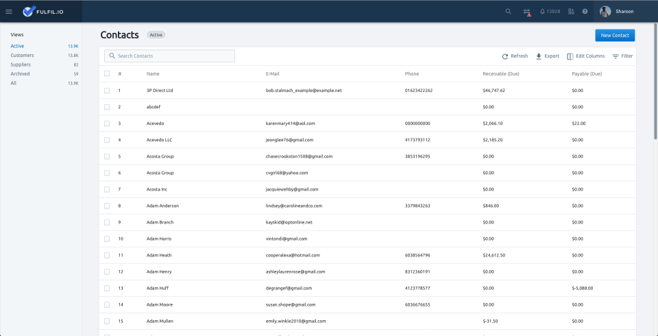 screenshot of Fulfil.IO