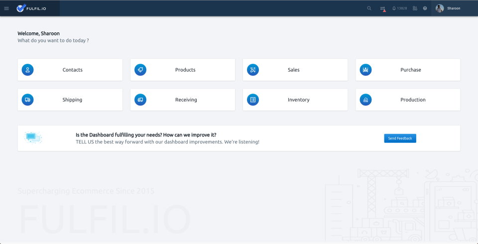screenshot of Fulfil.IO