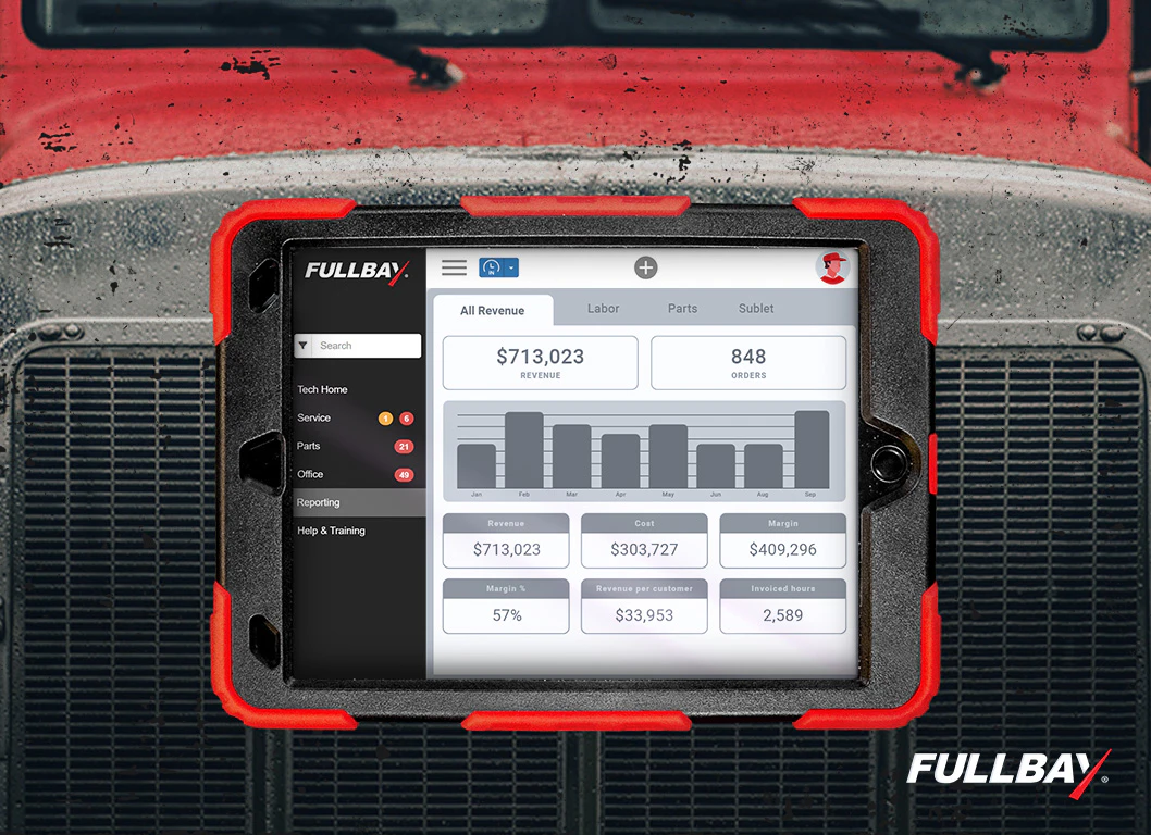 screenshot of Fullbay