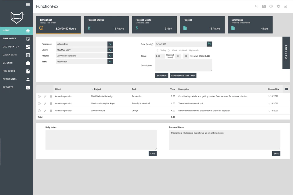 screenshot of FunctionFox