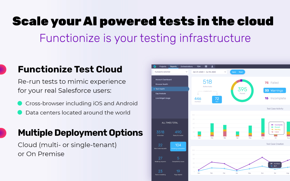 screenshot of Functionize