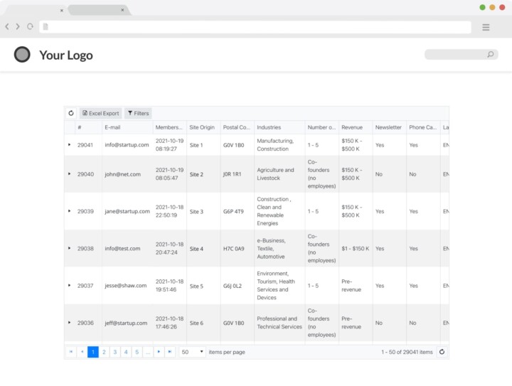 screenshot of Fundica