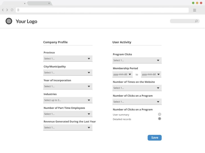 screenshot of Fundica