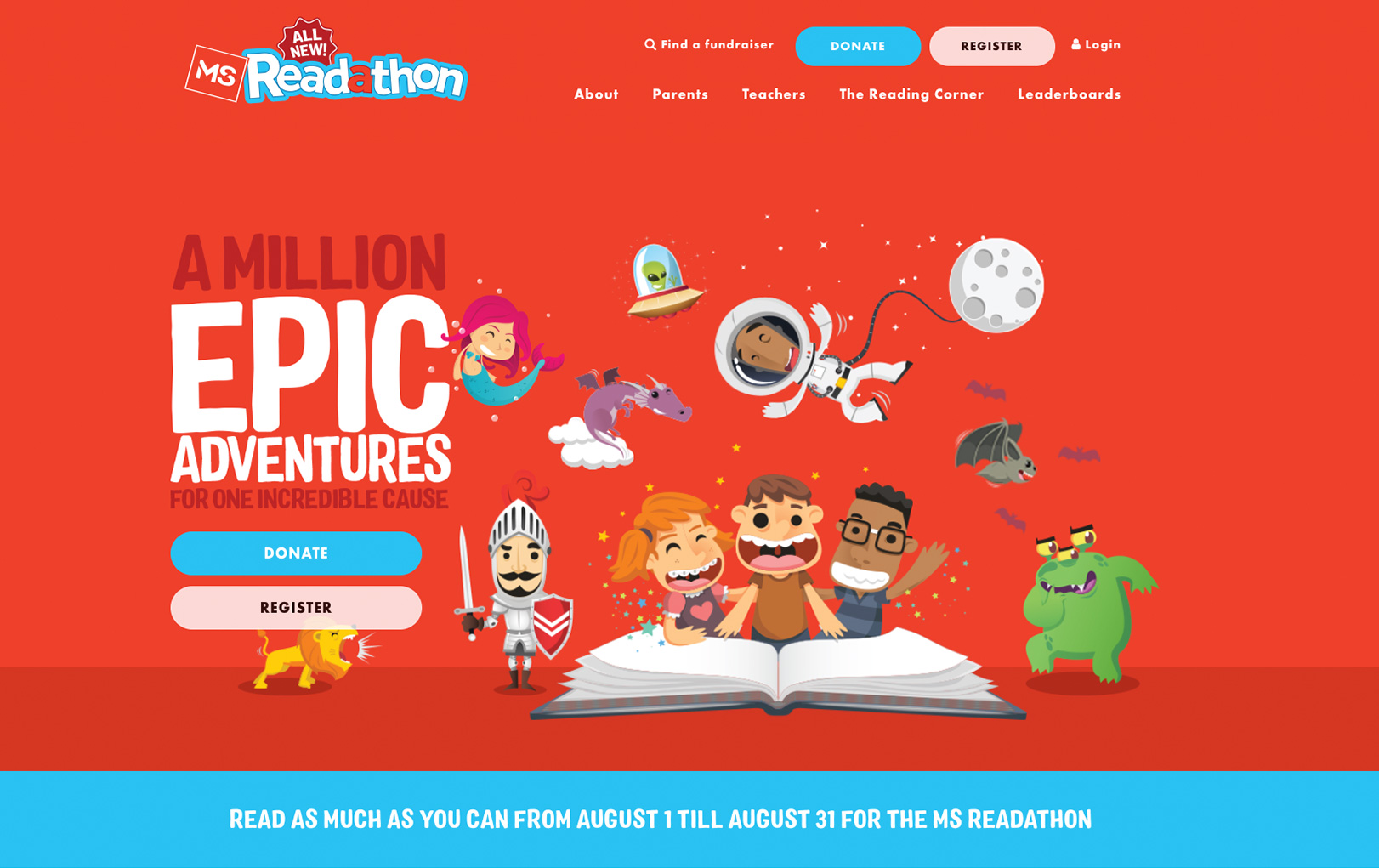 screenshot of Funraisin