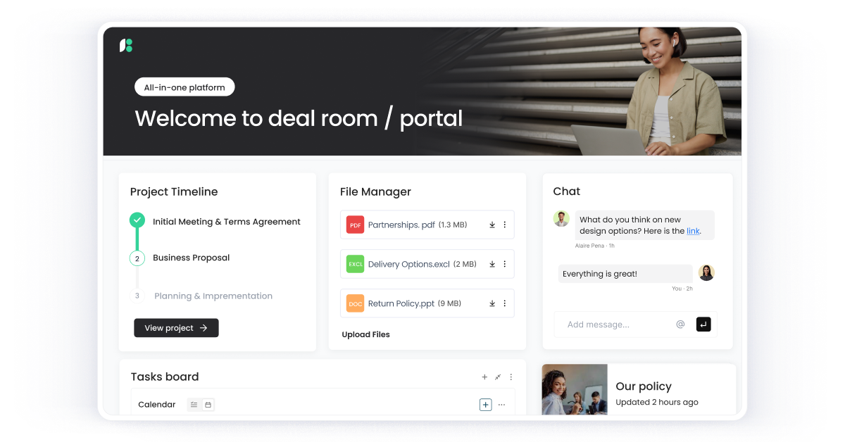 screenshot of Fusebase