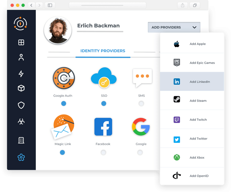 screenshot of FusionAuth