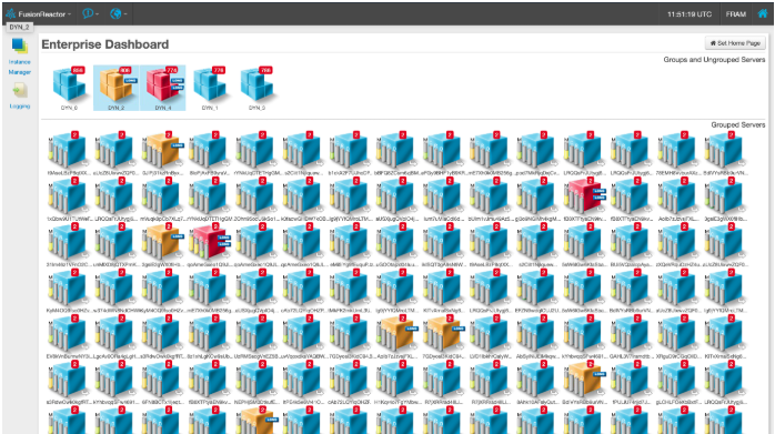 screenshot of FusionReactor