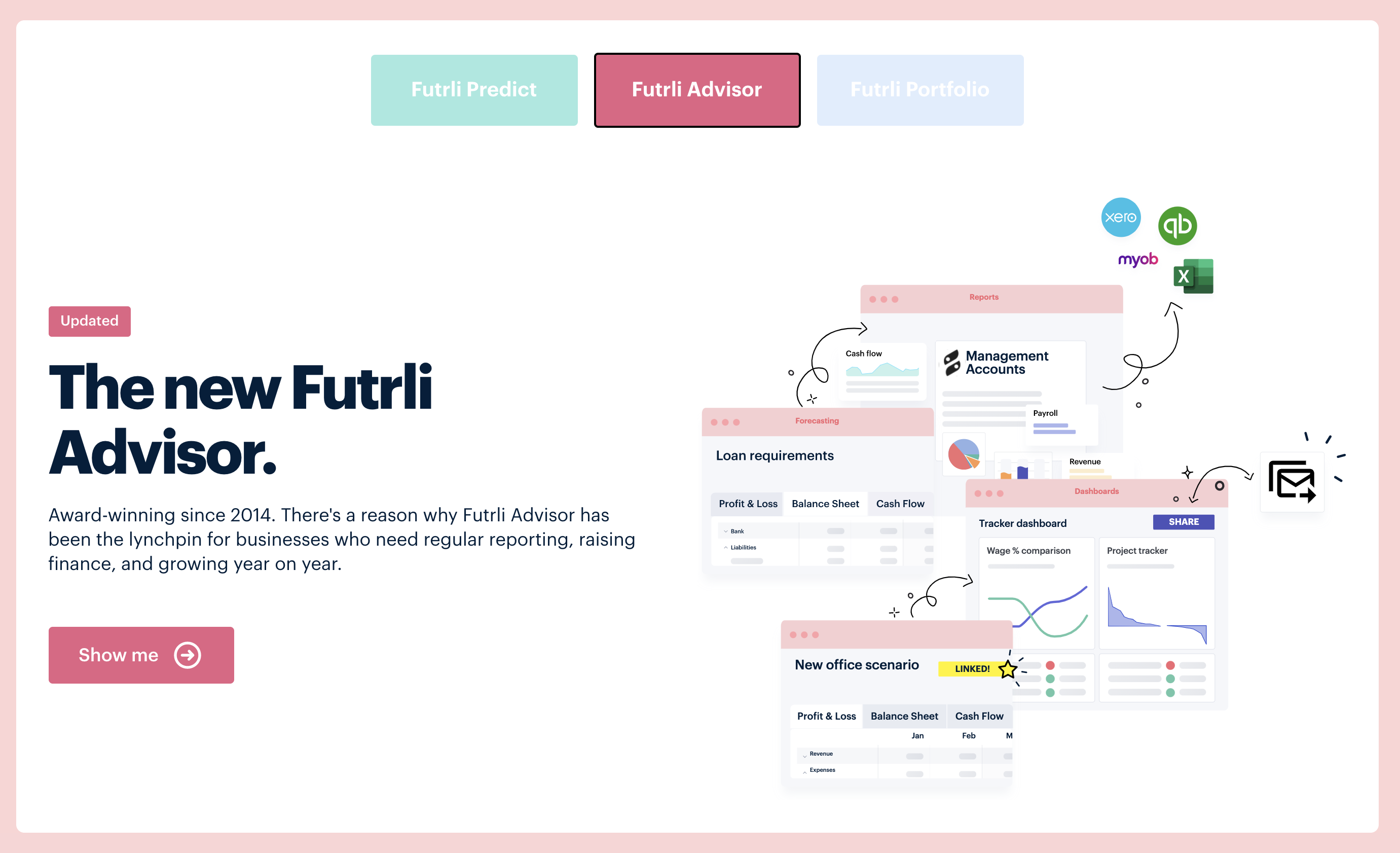 screenshot of Futrli