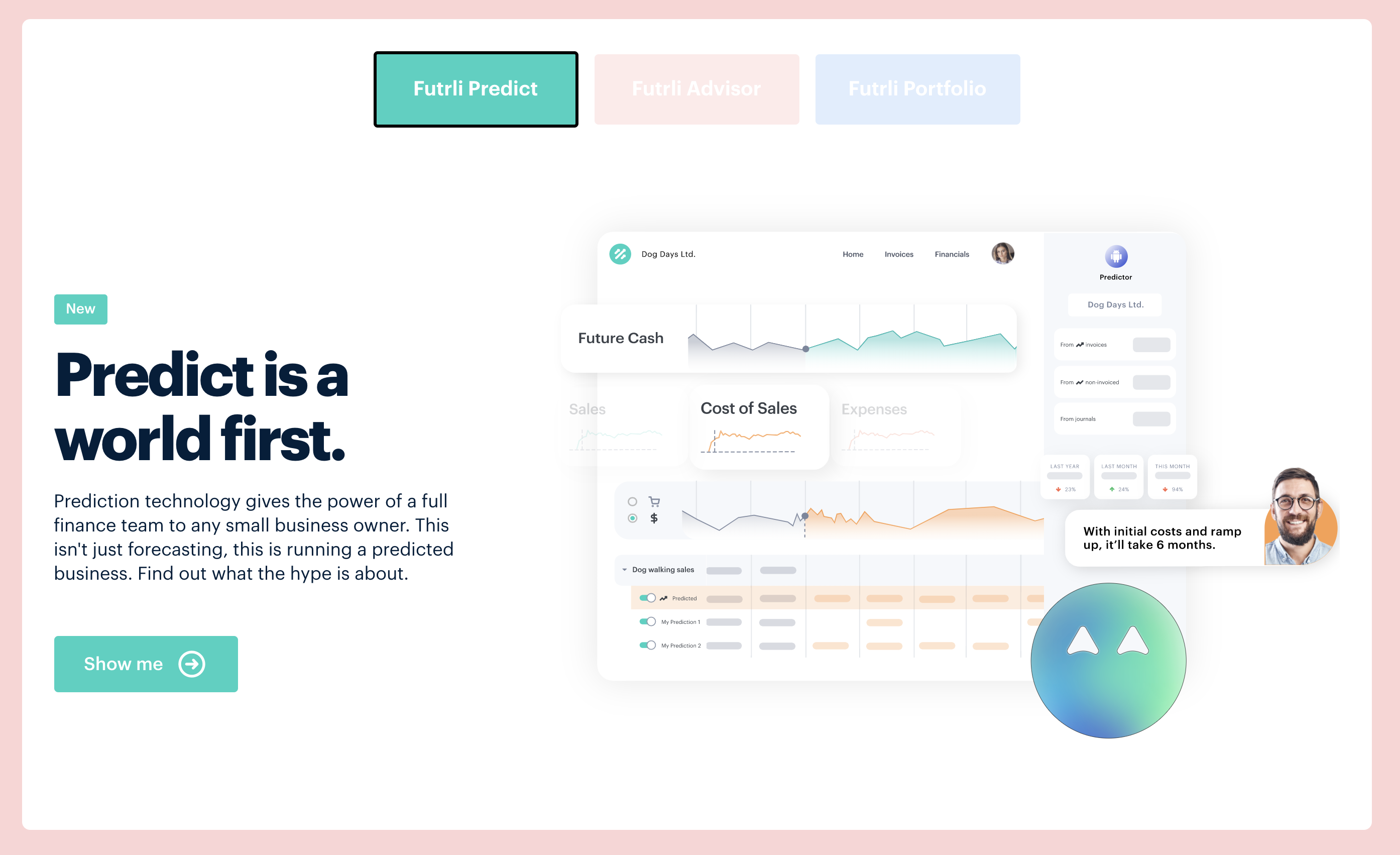 screenshot of Futrli