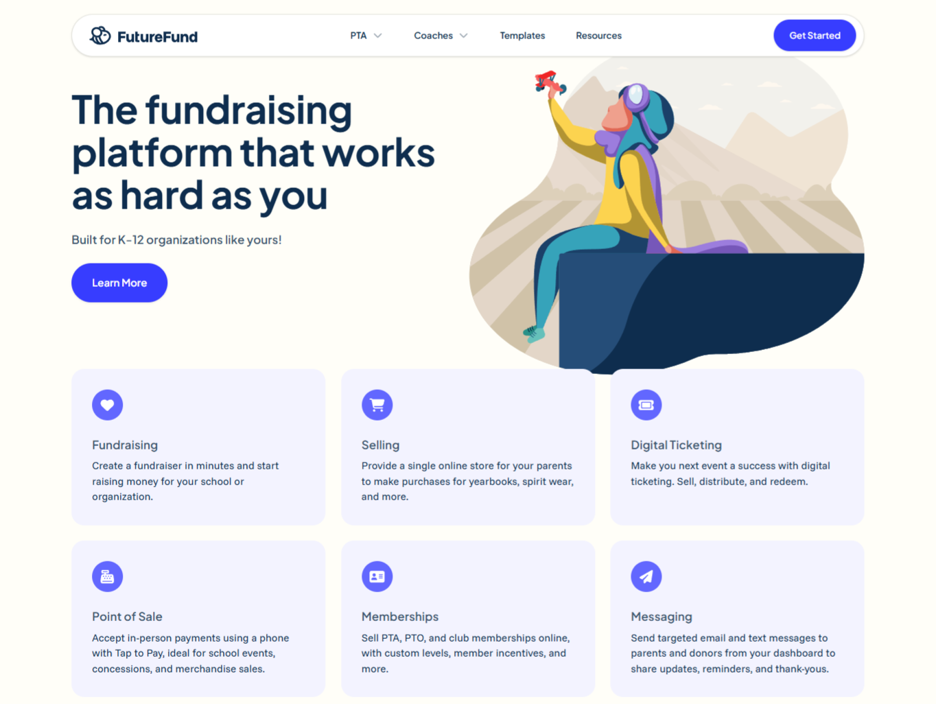 screenshot of FutureFund