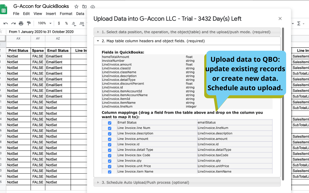 screenshot of G-Accon